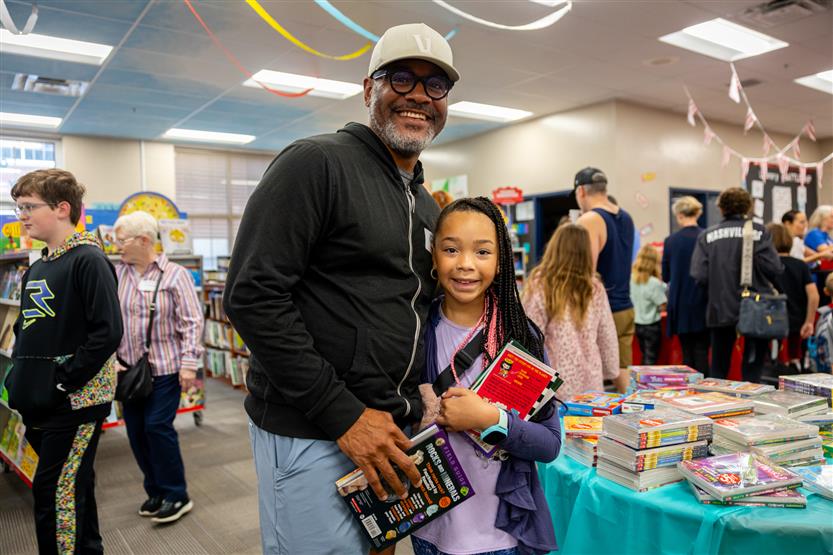 Sunset Elementary hosts Donuts with Grown-Ups